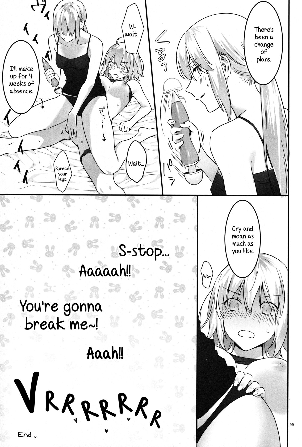 Artoria Alter x Jeanne Alter Sairokushuu page 99