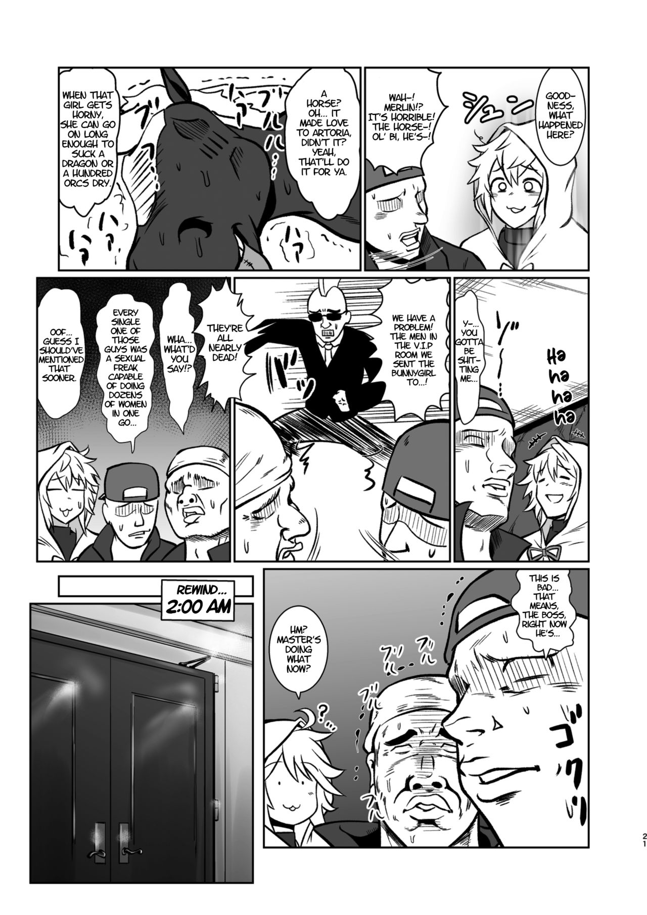 Artoria the Cock-Wringing Service Bunny page 20