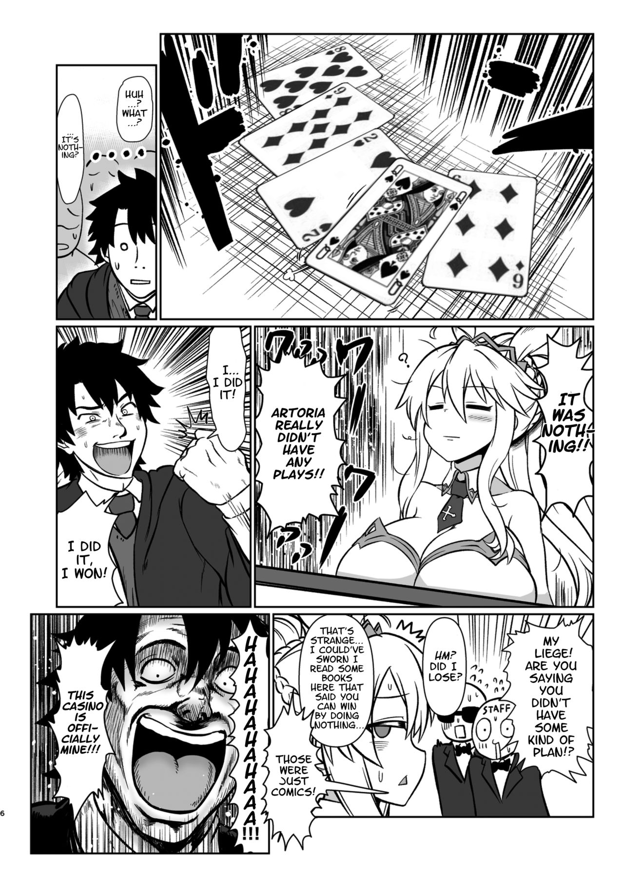 Artoria the Cock-Wringing Service Bunny page 5