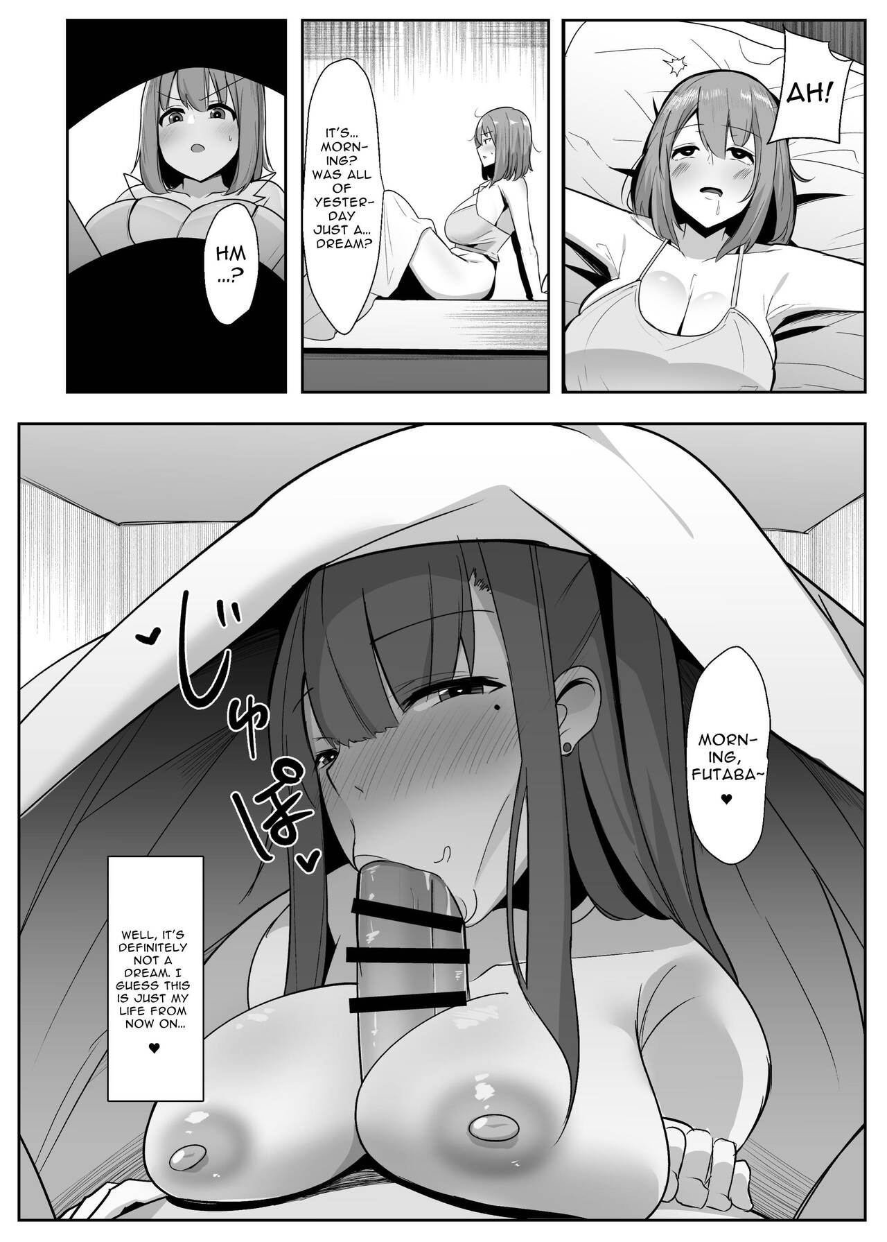 Aruhi Totsuzen Futanari wa Bokki shitara shasei suru no ga Atarimae no Sekai ni nattara page 24