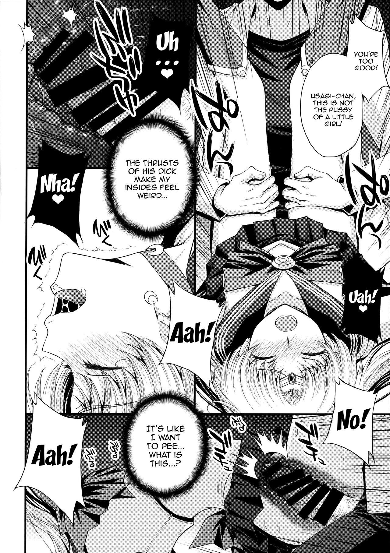 As Innocent as a Bunny! The Pretty Guardian Loses to the Dick! page 17