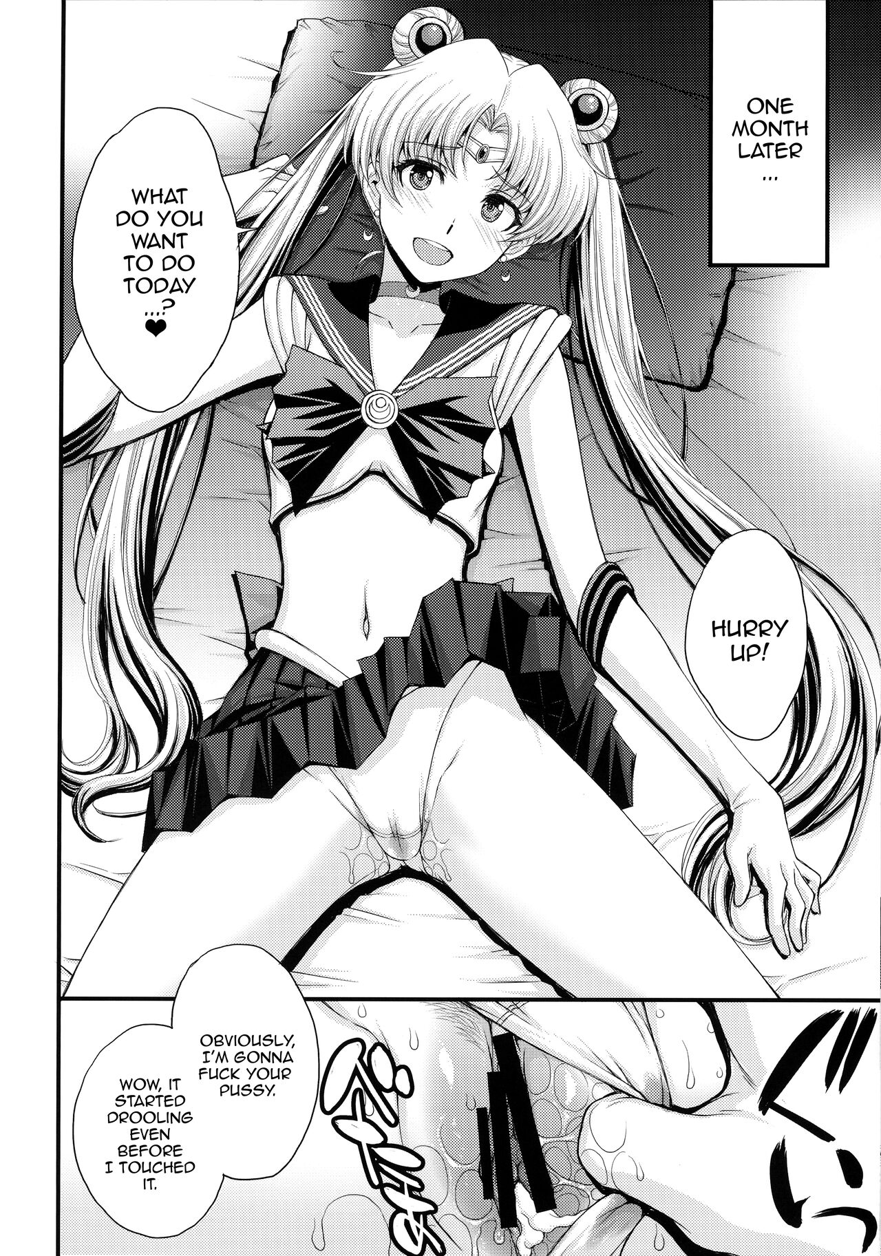 As Innocent as a Bunny! The Pretty Guardian Loses to the Dick! page 21
