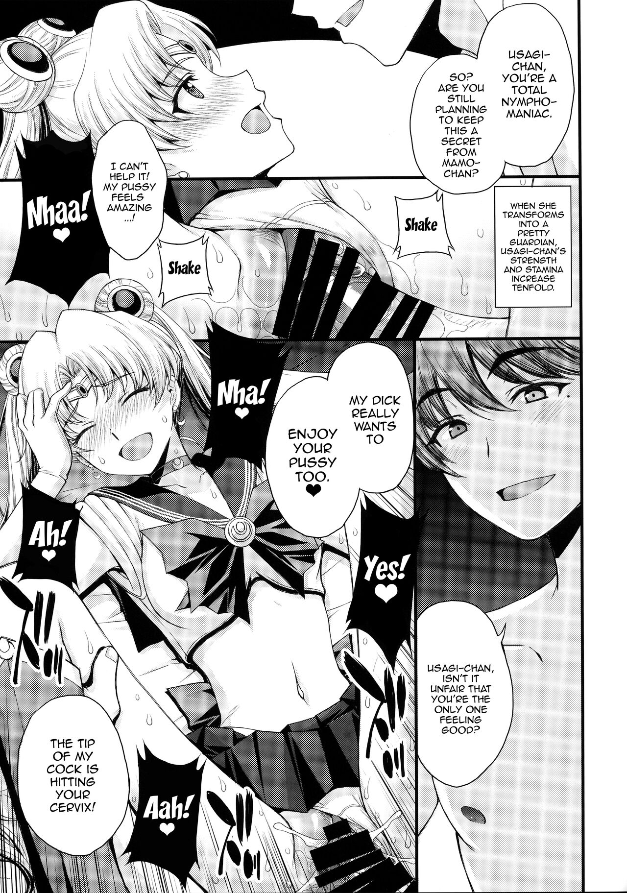 As Innocent as a Bunny! The Pretty Guardian Loses to the Dick! page 22