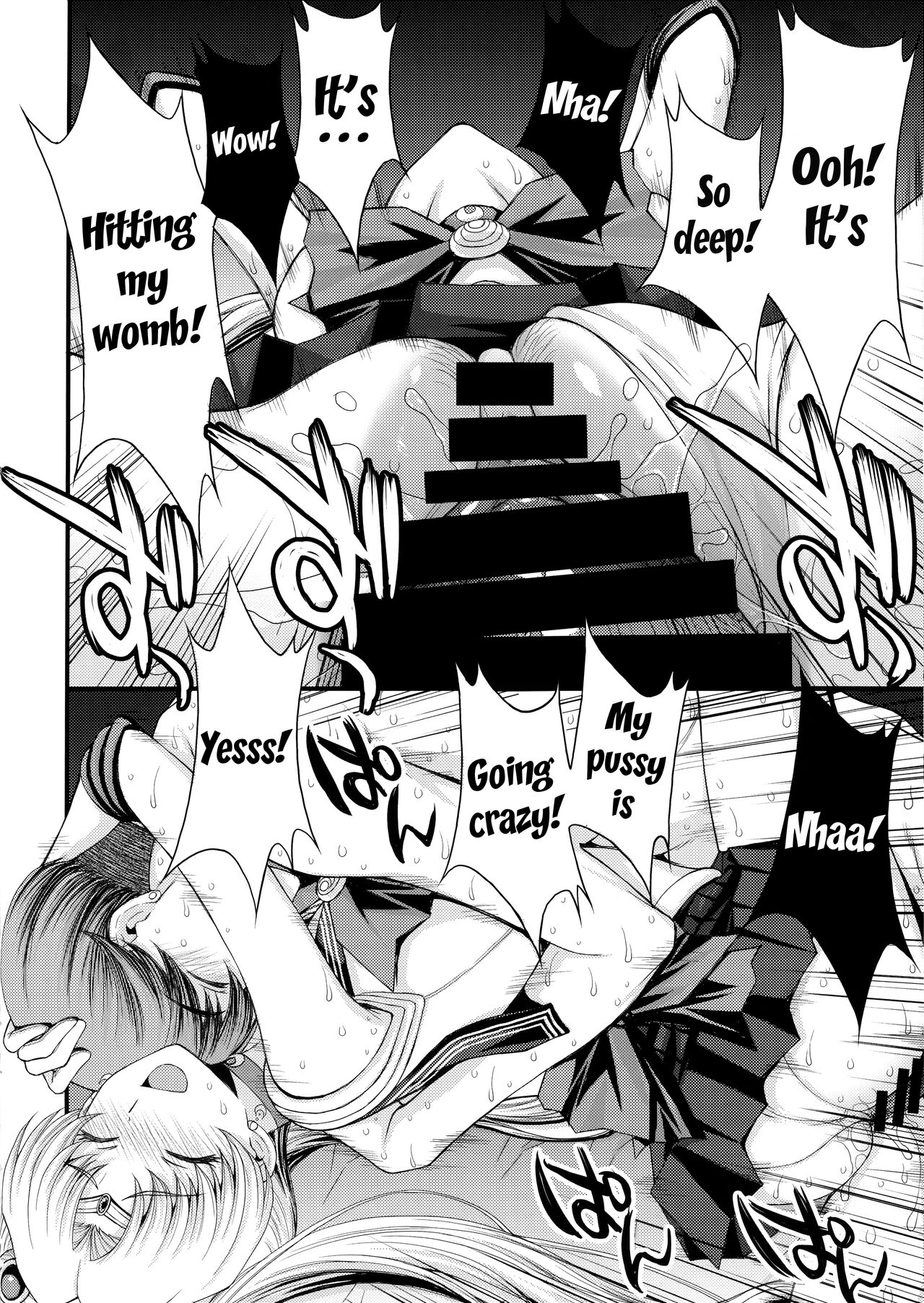 As Innocent as a Bunny! The Pretty Guardian Loses to the Dick! page 23