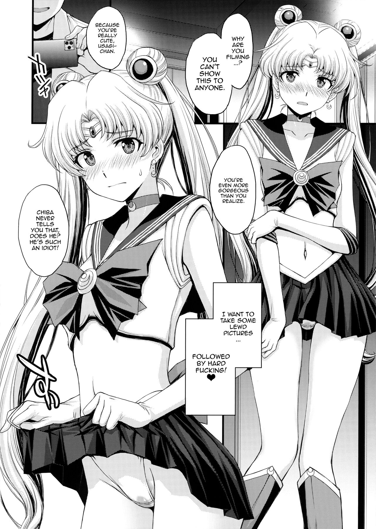 As Innocent as a Bunny! The Pretty Guardian Loses to the Dick! page 7
