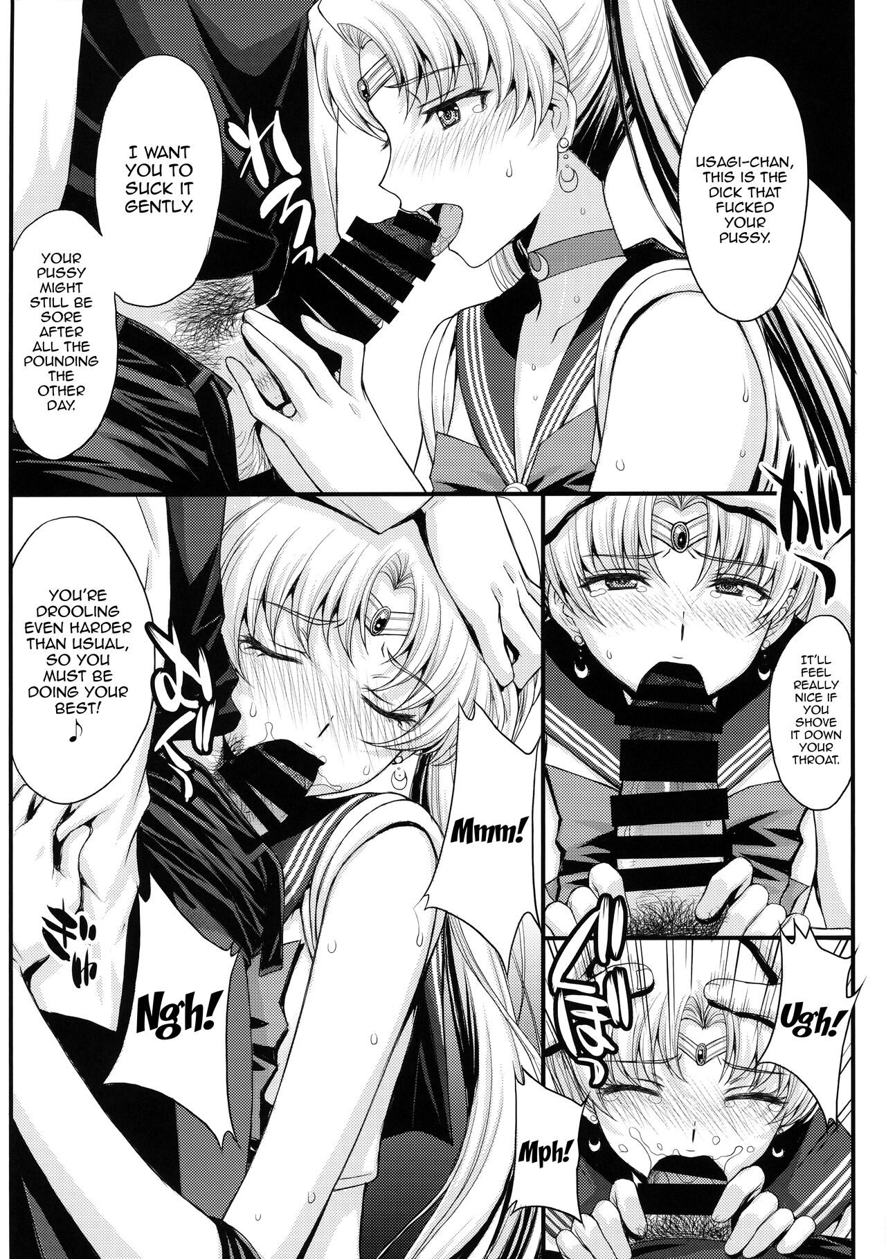 As Innocent as a Bunny! The Pretty Guardian Loses to the Dick! page 9