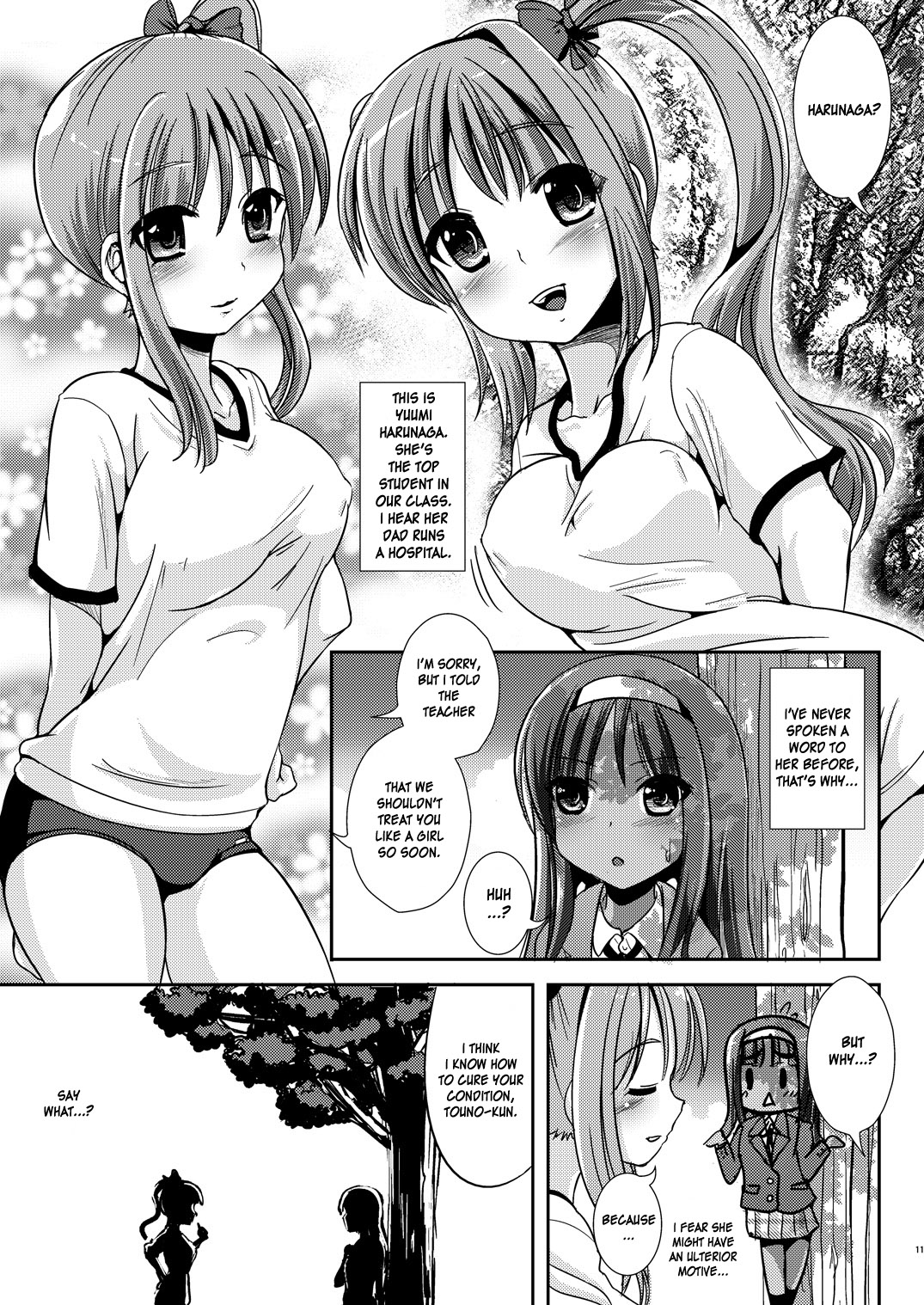 Asa Onna na Ore to Futanarikko Ojousama Zenpen page 10