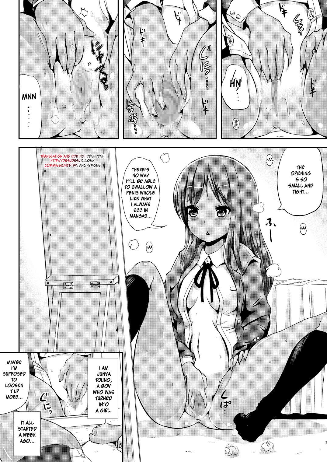 Asa Onna na Ore to Futanarikko Ojousama Zenpen page 2