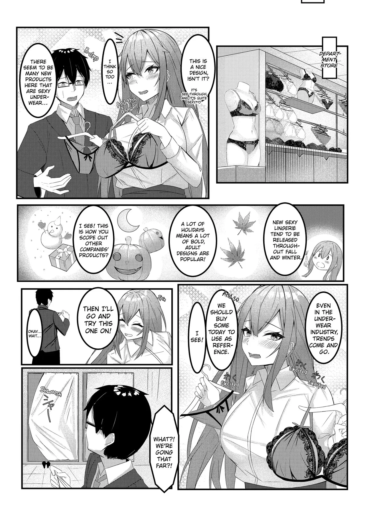 Assigned To Produce a Women's Underwear Brand. page 34
