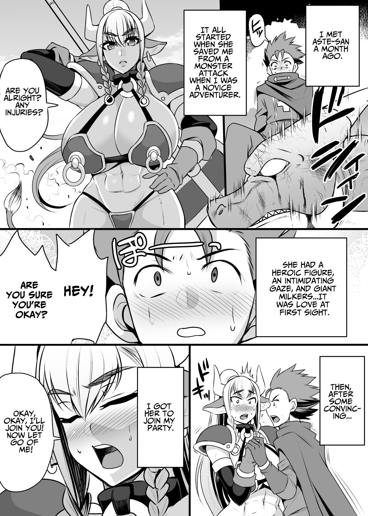Aste The Milk Warrior in Heat page 7