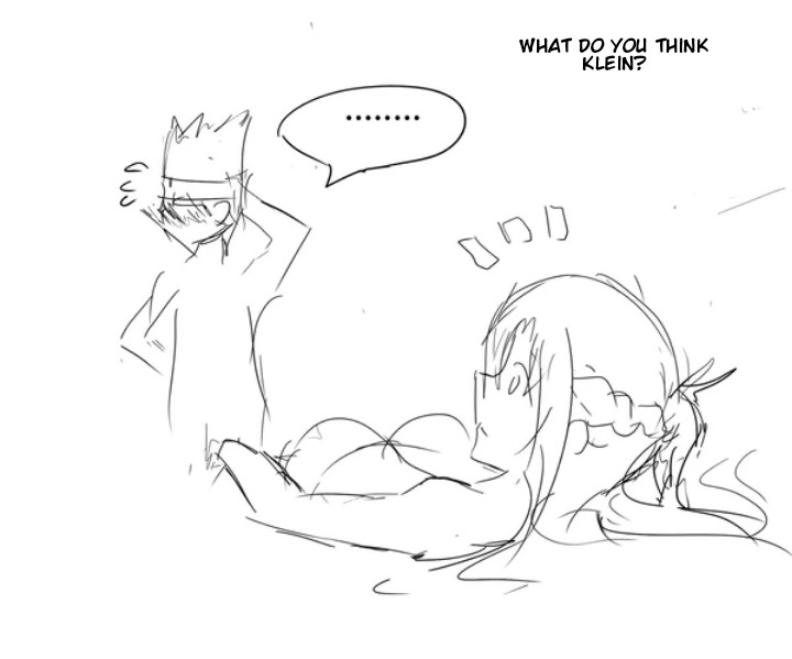 Asuna and Klein buying new bed. page 4