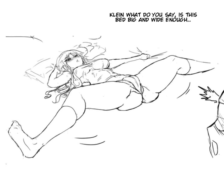 Asuna and Klein buying new bed. page 6