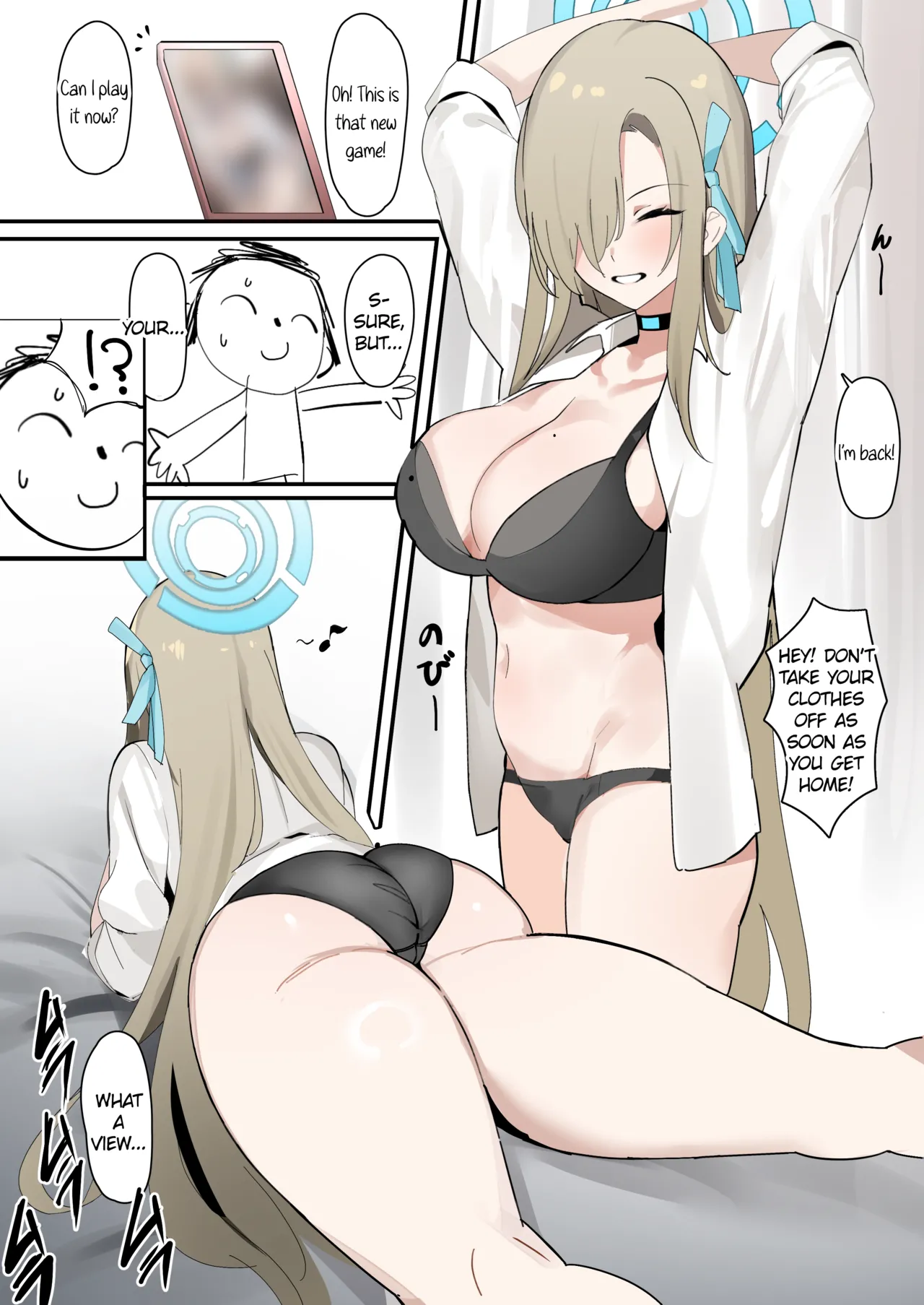 Asuna Short Manga page 1