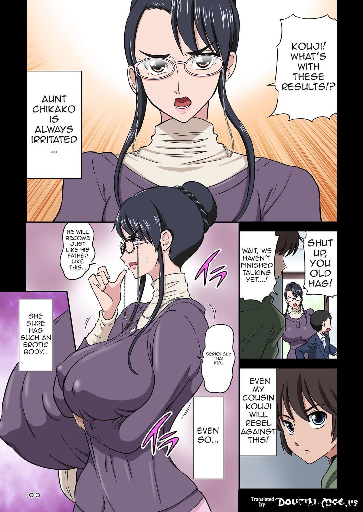 Aunt Chikako and the Beast-like Nephew page 3