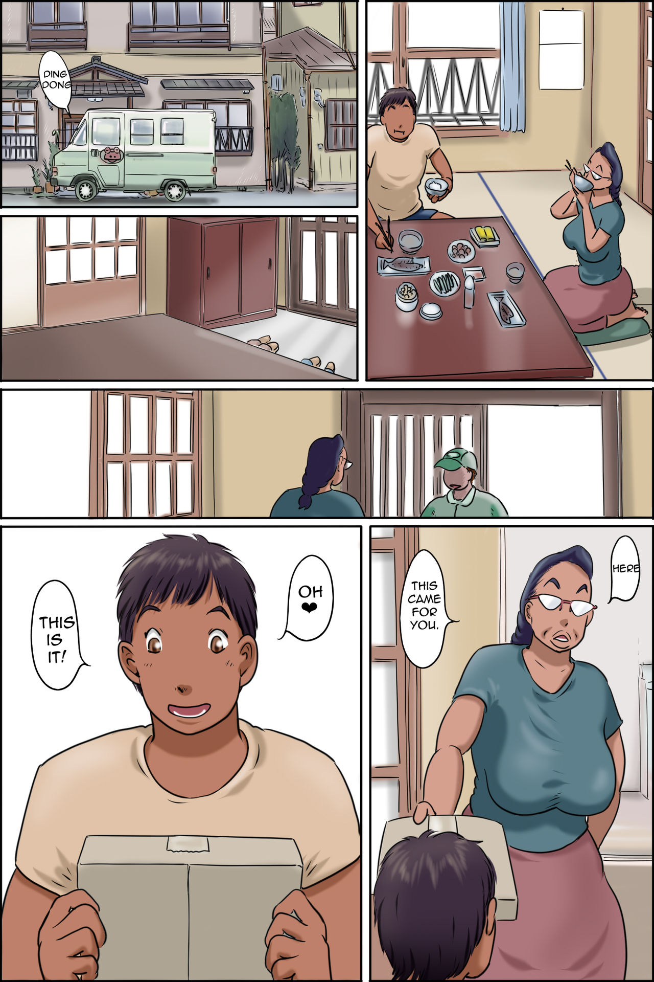 Aunt Shimura's Afternoon page 35