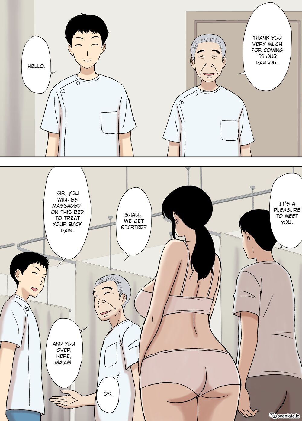 Ayano from the Kazemaki's family dirty boner massage edition page 4