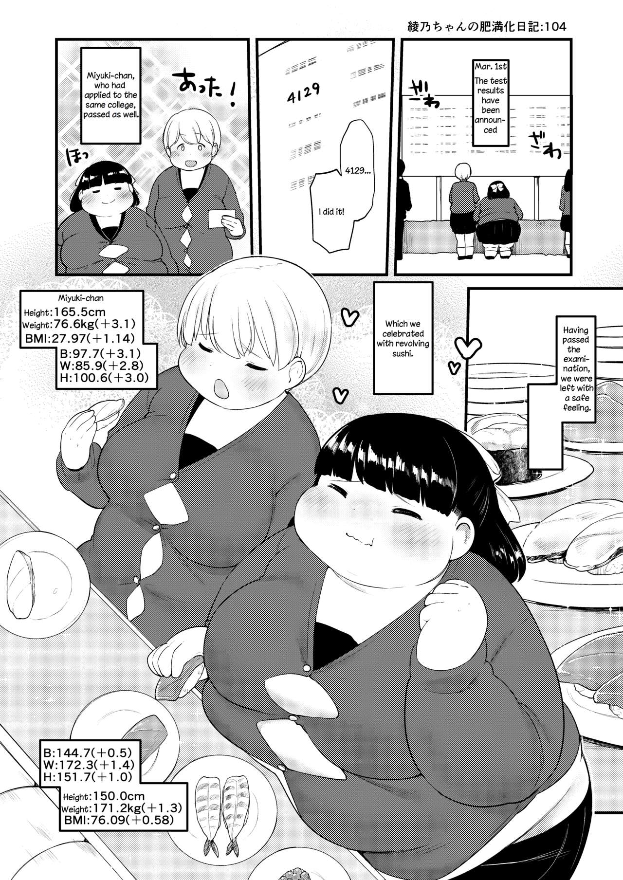 Ayano's Weight Gain Diary page 104