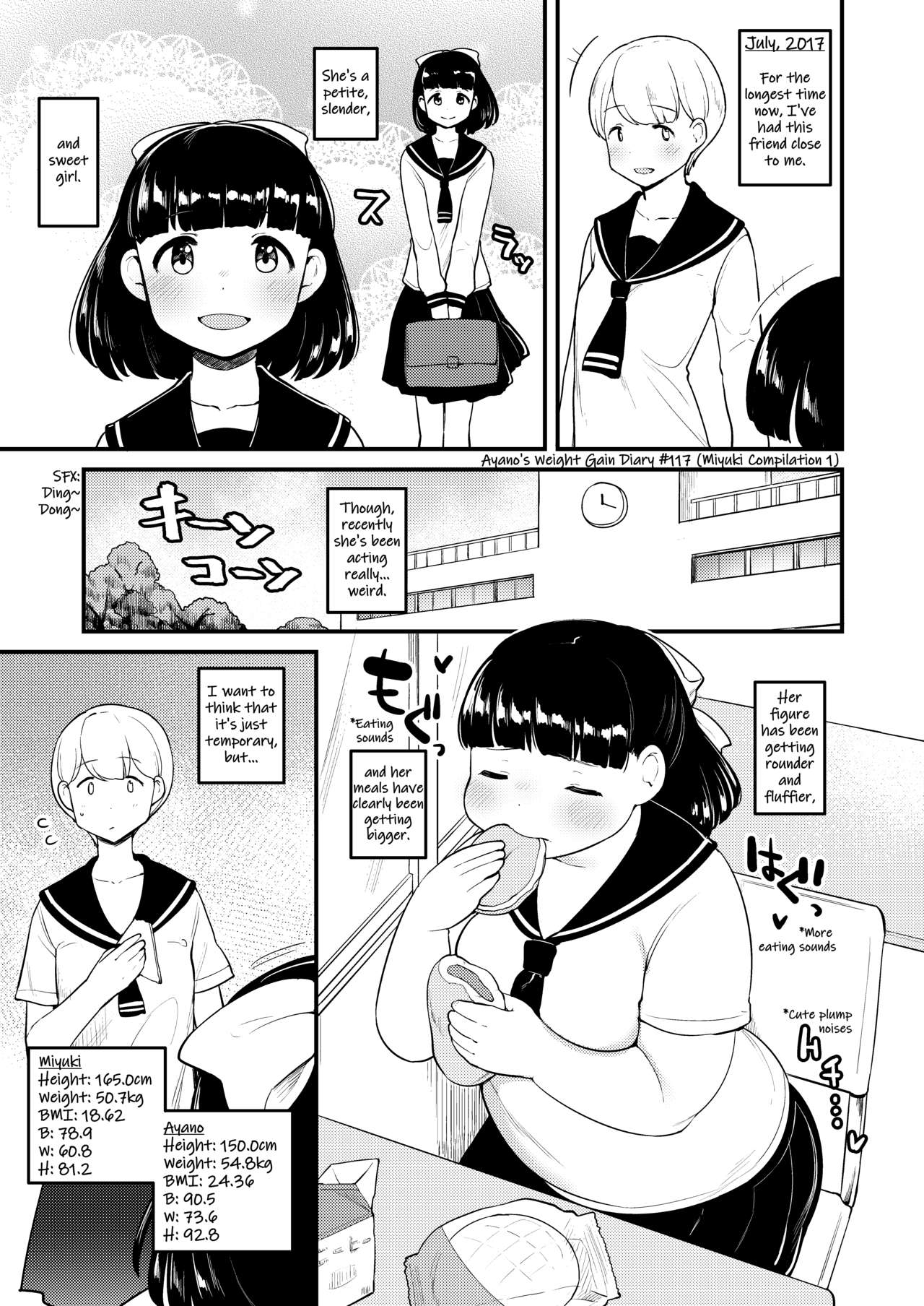 Ayano's Weight Gain Diary page 117