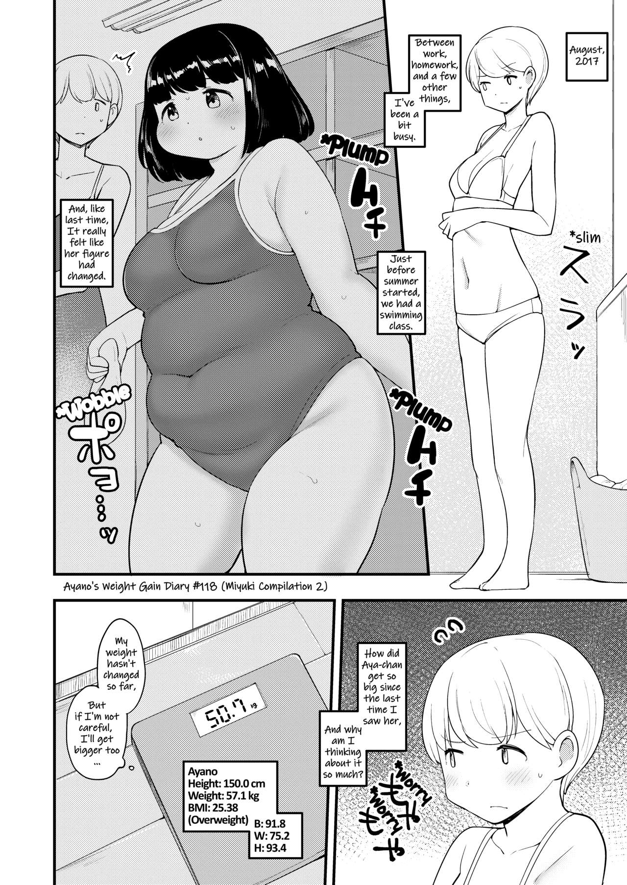 Ayano's Weight Gain Diary page 118