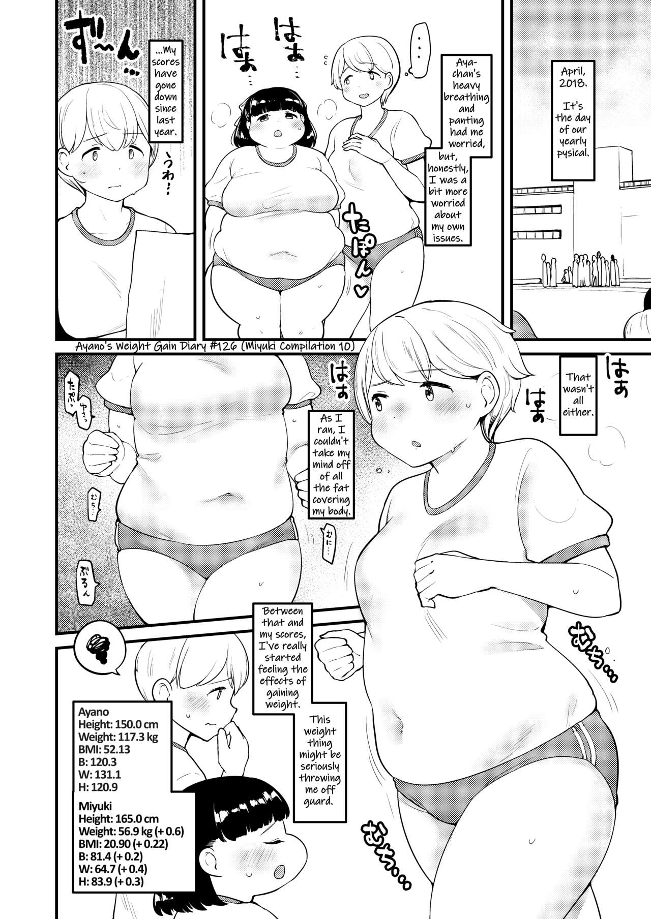Ayano's Weight Gain Diary page 126