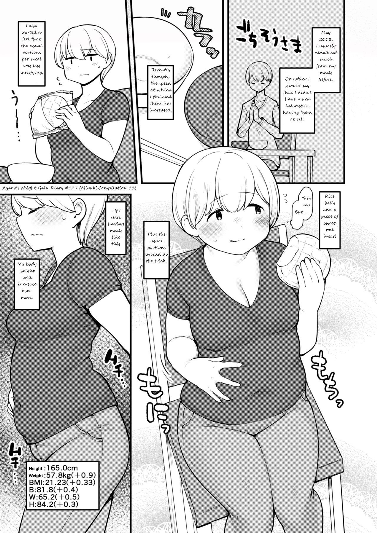 Ayano's Weight Gain Diary page 127