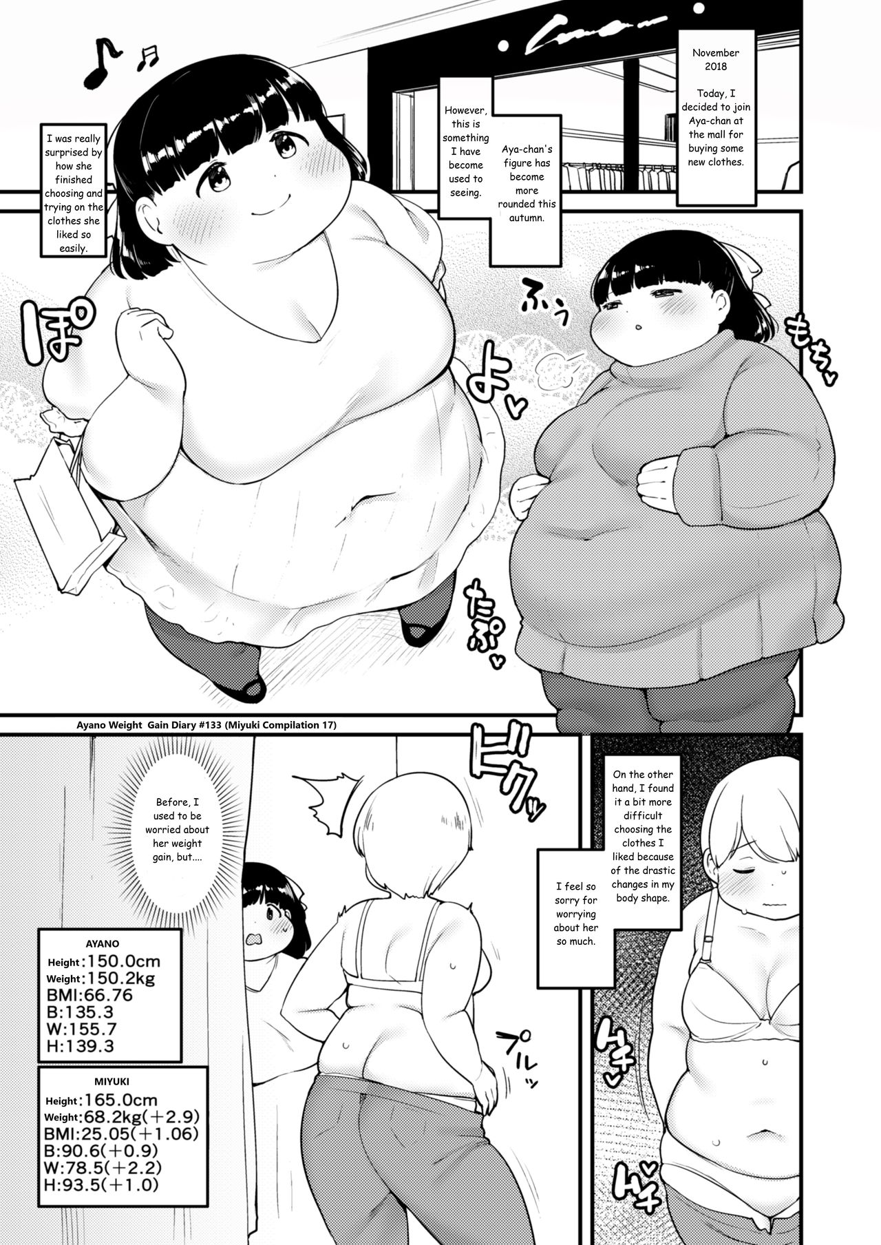 Ayano's Weight Gain Diary page 133
