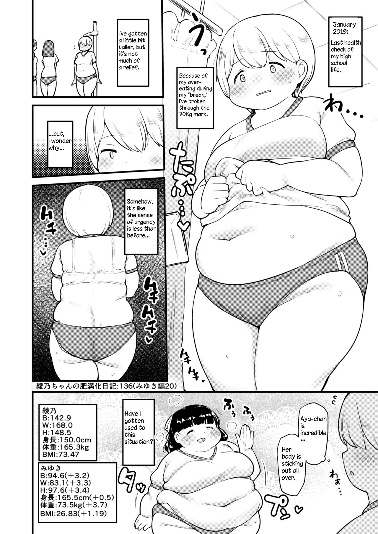 Ayano's Weight Gain Diary page 136