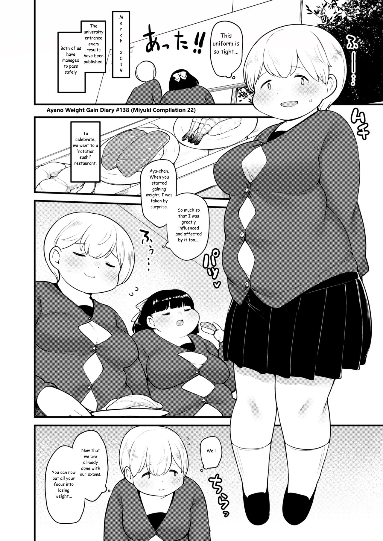 Ayano's Weight Gain Diary page 138