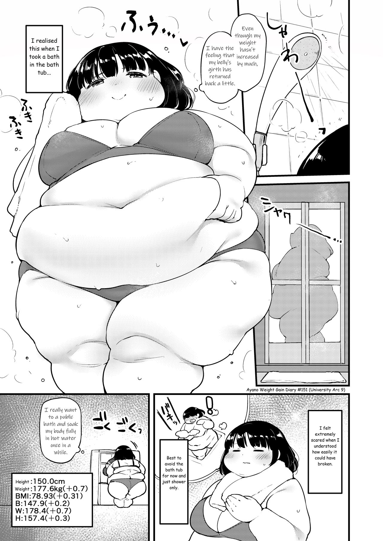 Ayano's Weight Gain Diary page 151