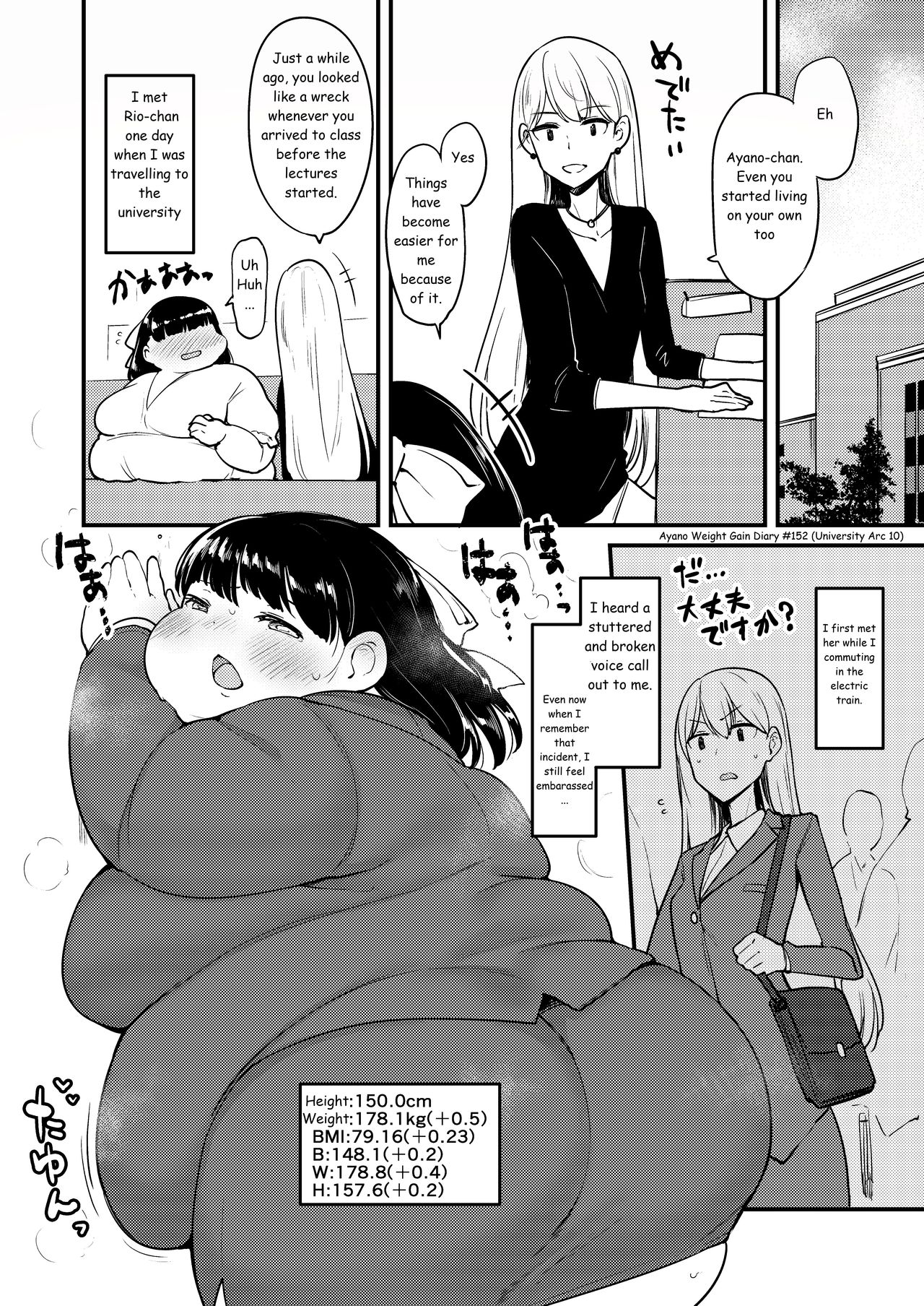 Ayano's Weight Gain Diary page 152