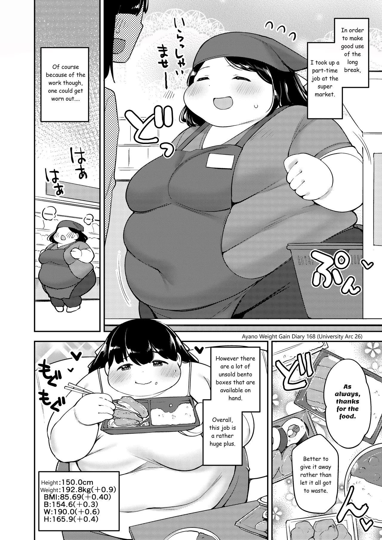 Ayano's Weight Gain Diary page 168