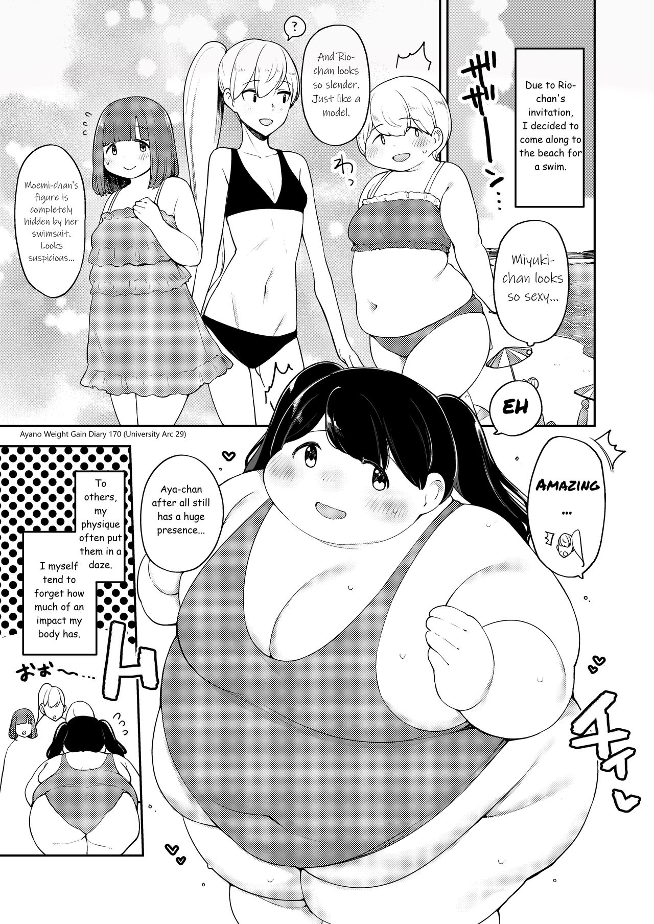 Ayano's Weight Gain Diary page 171
