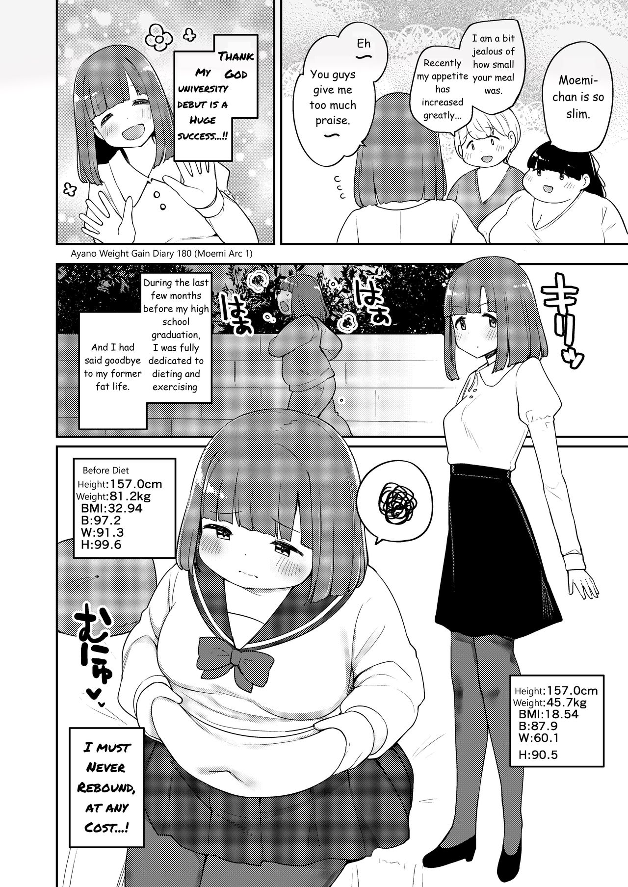 Ayano's Weight Gain Diary page 180