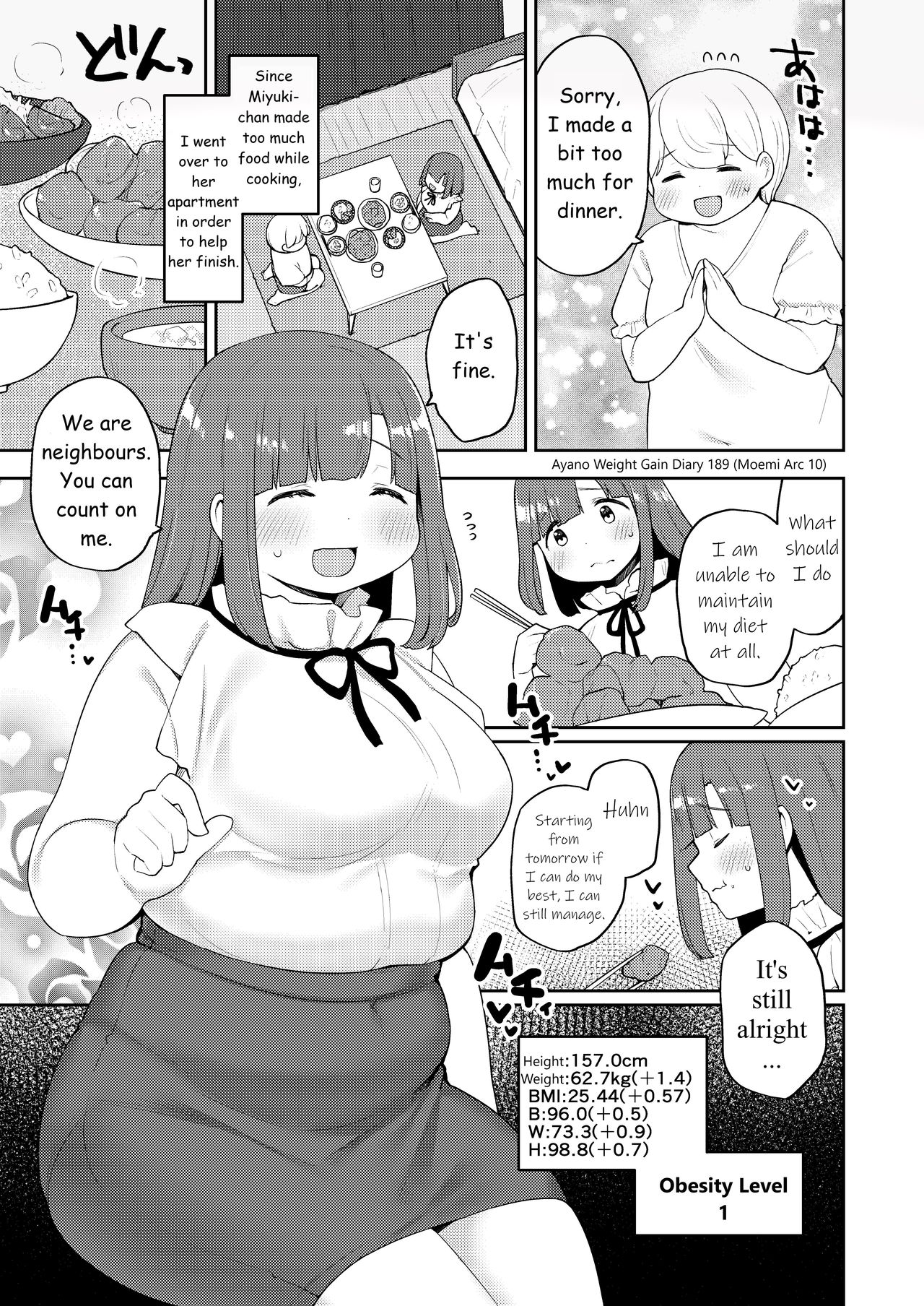 Ayano's Weight Gain Diary page 189