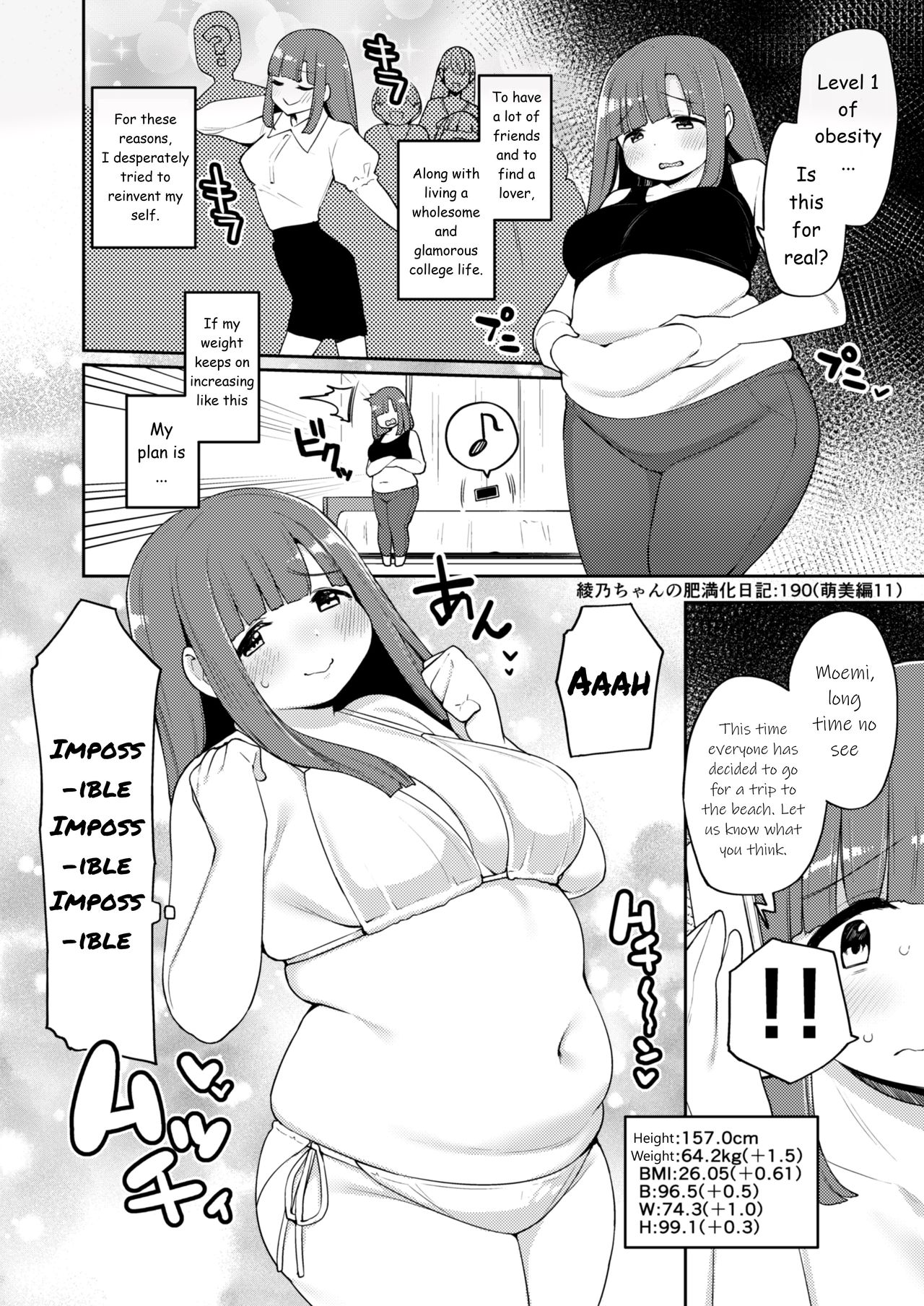 Ayano's Weight Gain Diary page 190