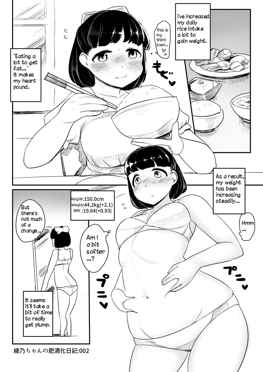 Ayano's Weight Gain Diary page 2