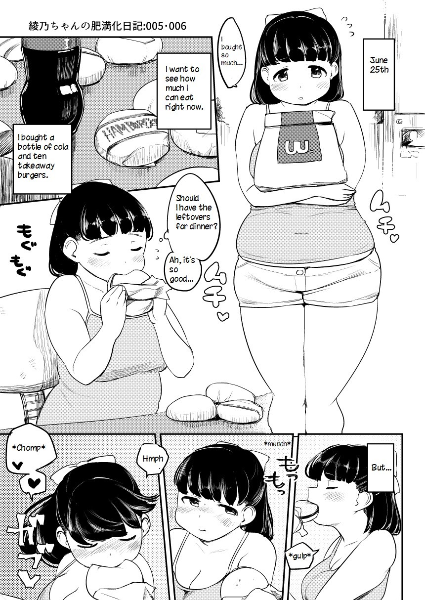 Ayano's Weight Gain Diary page 5