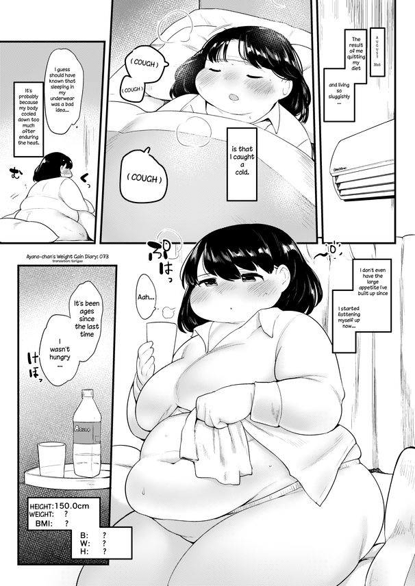 Ayano's Weight Gain Diary page 73