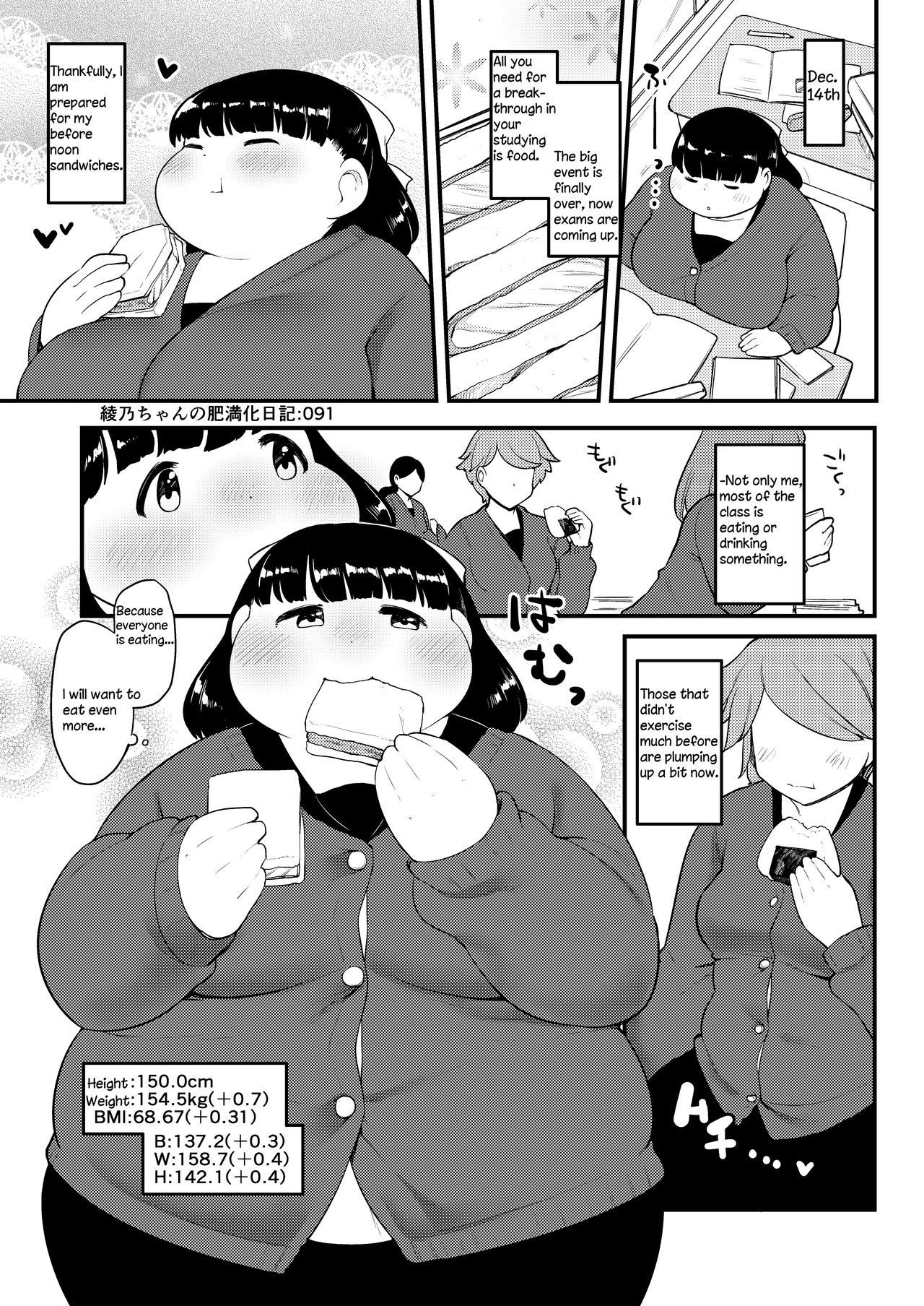 Ayano's Weight Gain Diary page 91