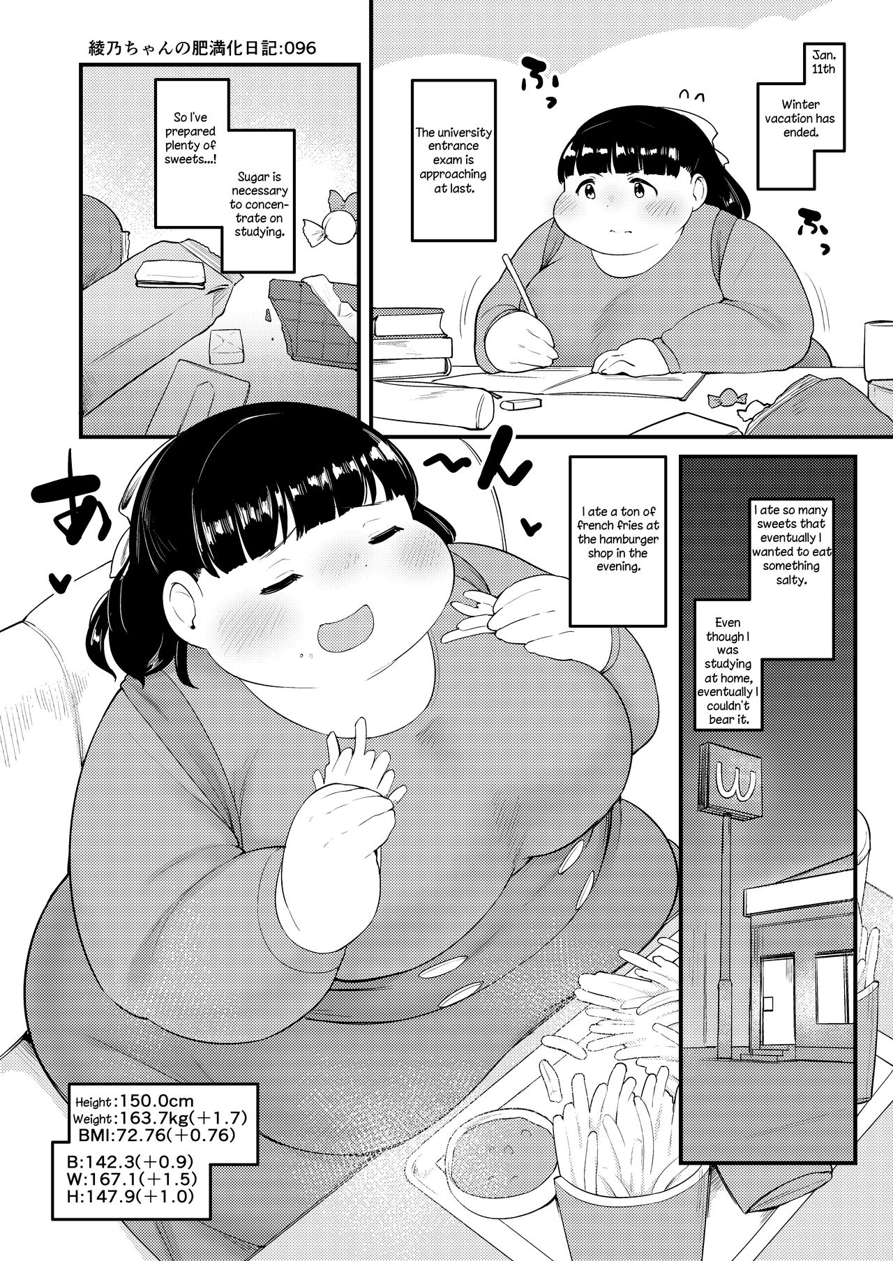 Ayano's Weight Gain Diary page 96
