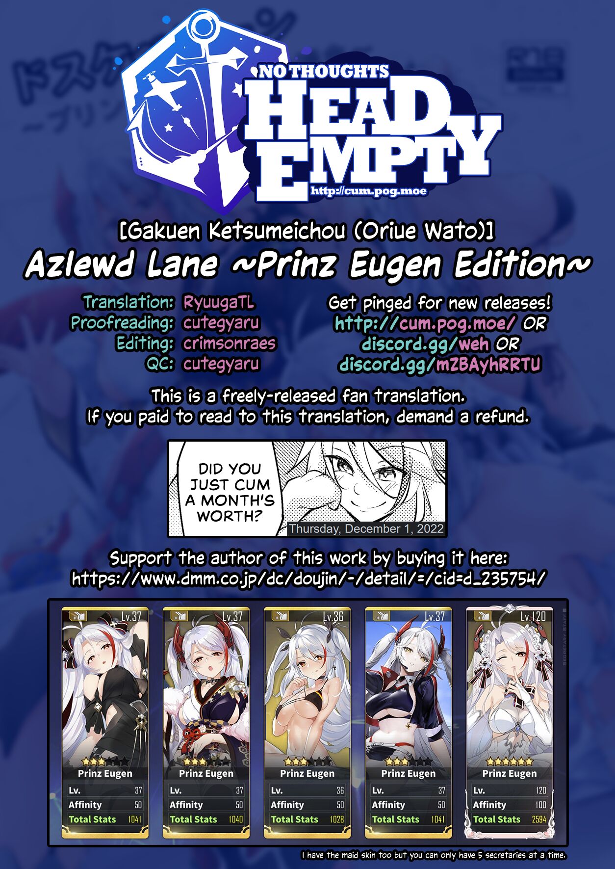 Azlewd Lane ~ Prinz Eugen Edition ~ page 59