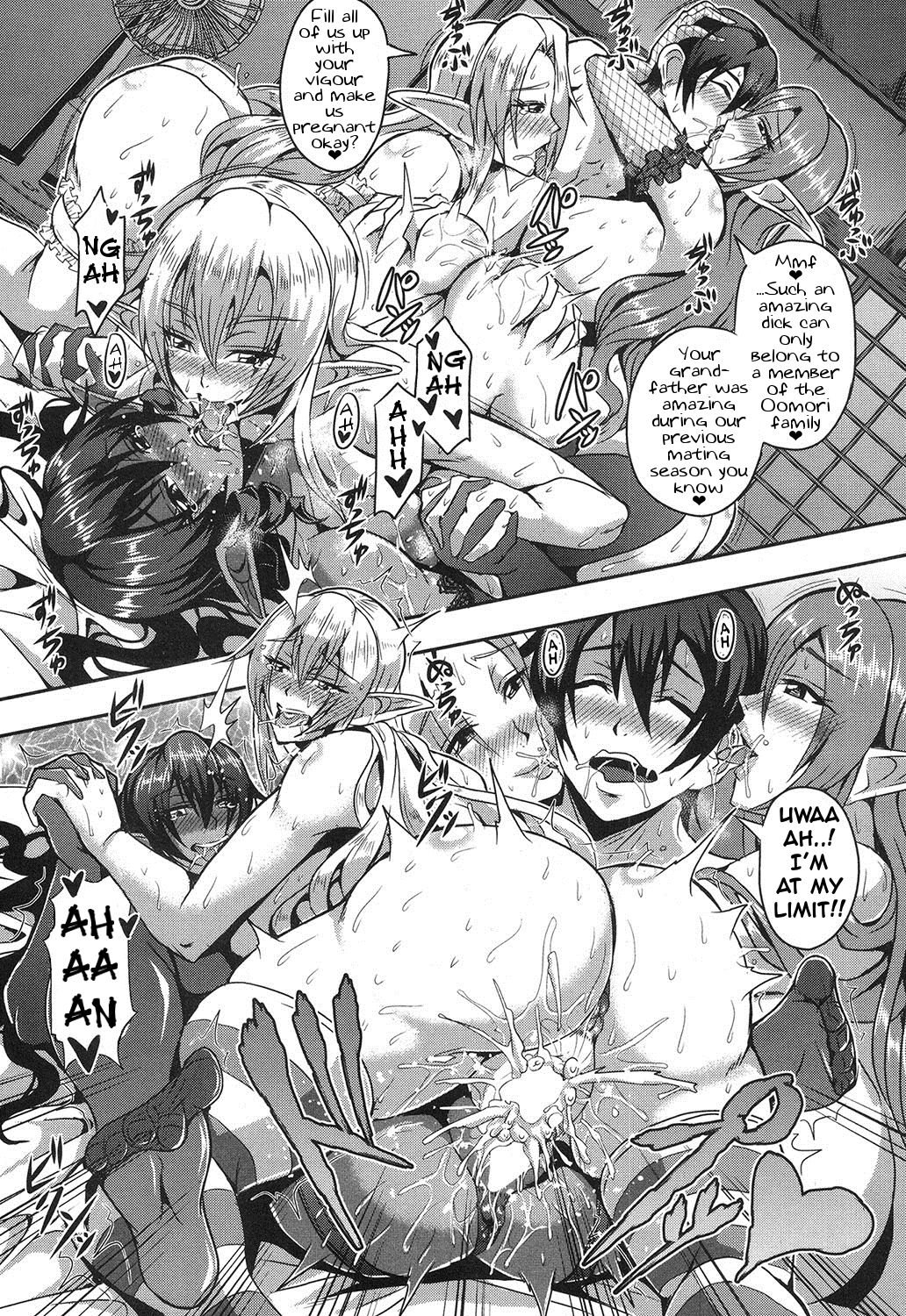 Baby-making contract with a harem of forest elves page 27