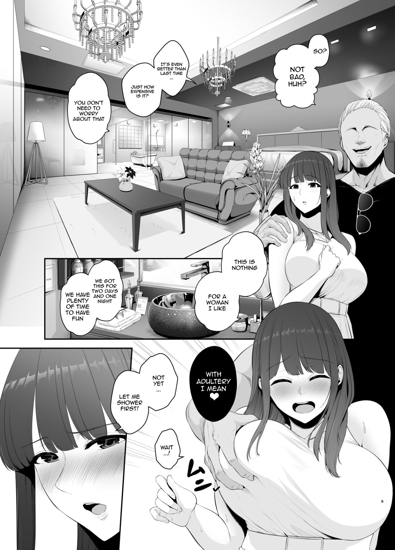 Bad Habit - Yuuki Shunka's 2-day and 1-night Creampie Cheating Trip page 10