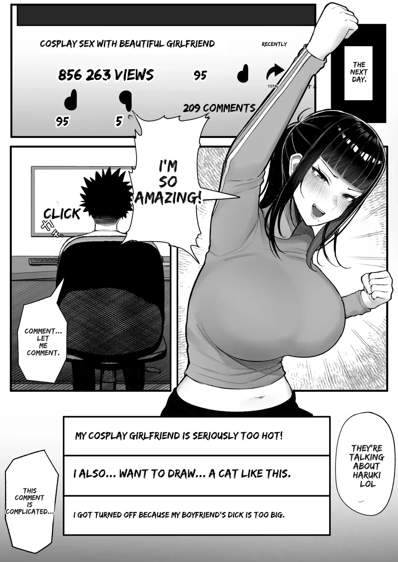 Baka Kanojo ga Hamedori Hamatte Baka-Sex wo Toukou Suru Hanashi page 28