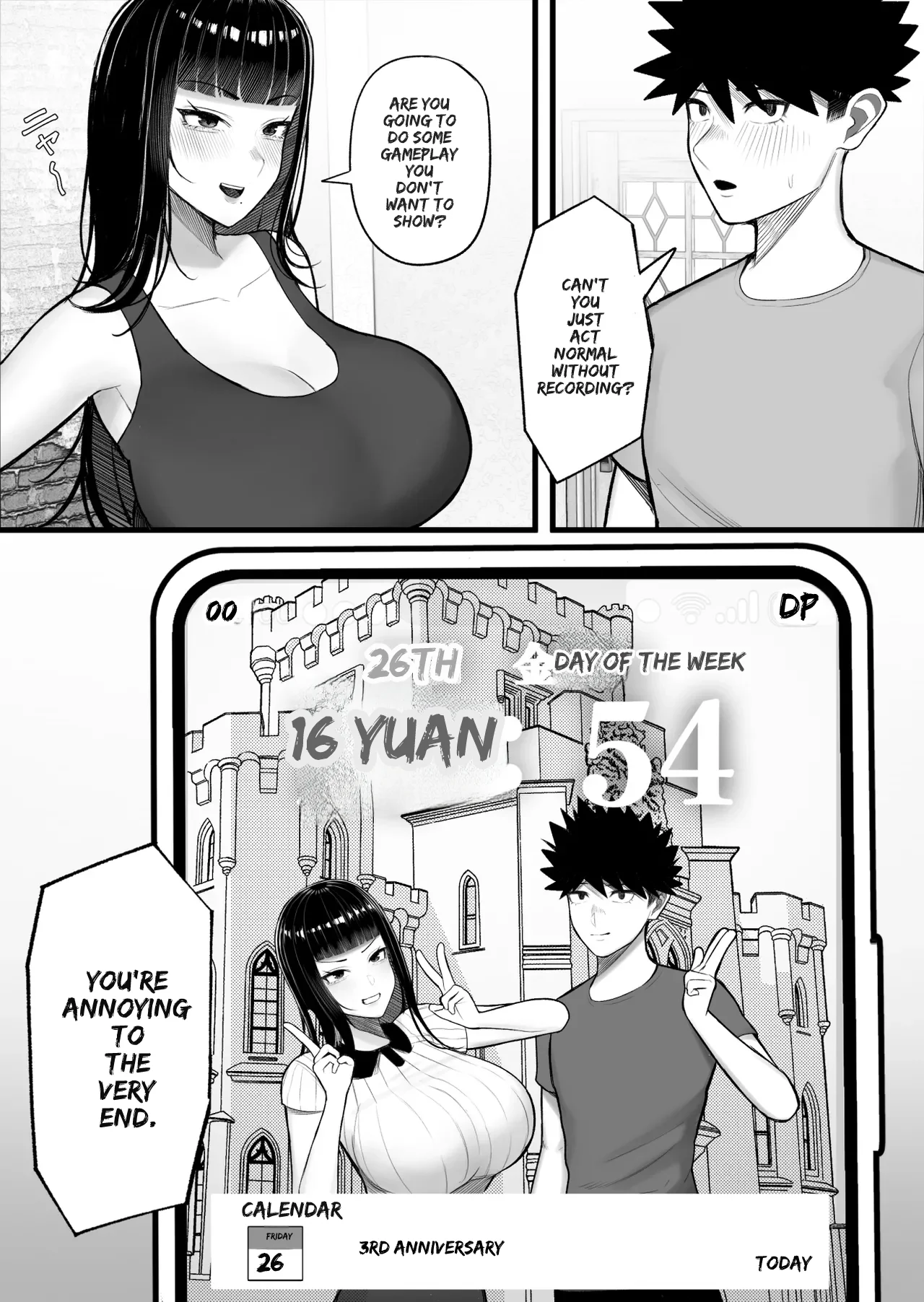 Baka Kanojo ga Hamedori Hamatte Baka-Sex wo Toukou Suru Hanashi page 56