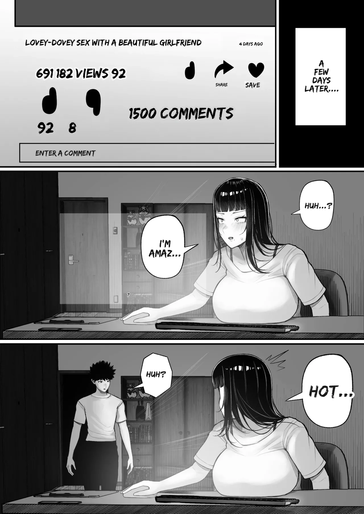 Baka Kanojo ga Hamedori Hamatte Baka-Sex wo Toukou Suru Hanashi page 7