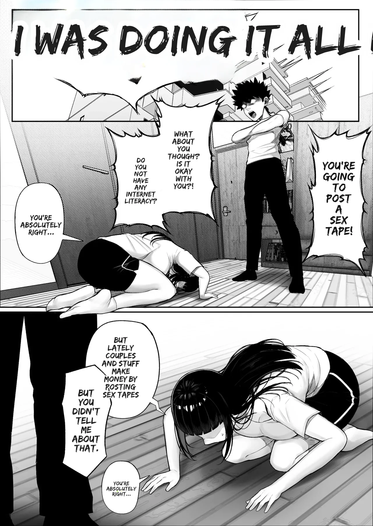 Baka Kanojo ga Hamedori Hamatte Baka-Sex wo Toukou Suru Hanashi page 9