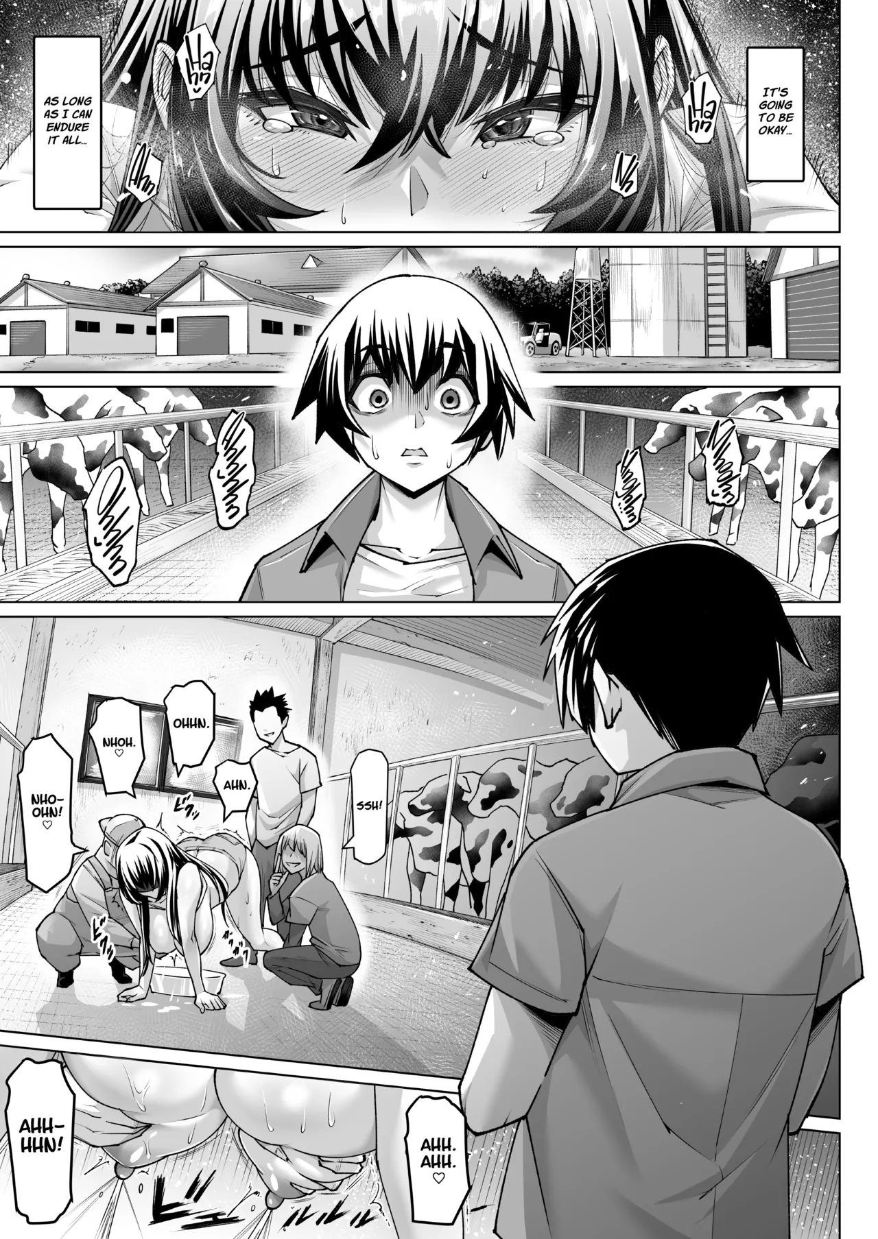 Bakunyuu Mesu Ushi Mama Netorare Bokujou Ushio Mana 34-sai ~Kachiku Toshite Haramase Ninshin Shiiku Sareta Haha~ 1 page 23