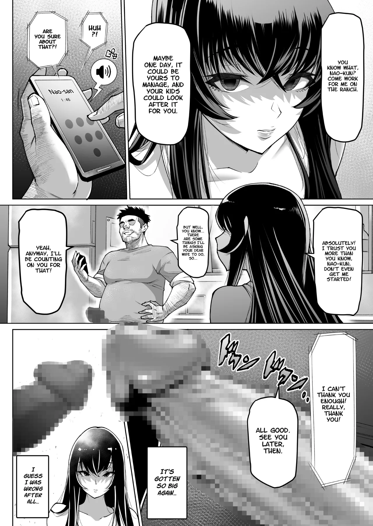 Bakunyuu Mesu Ushi Mama Netorare Bokujou Ushio Mana 34-sai ~Kachiku Toshite Haramase Ninshin Shiiku Sareta Haha~ 1 page 50