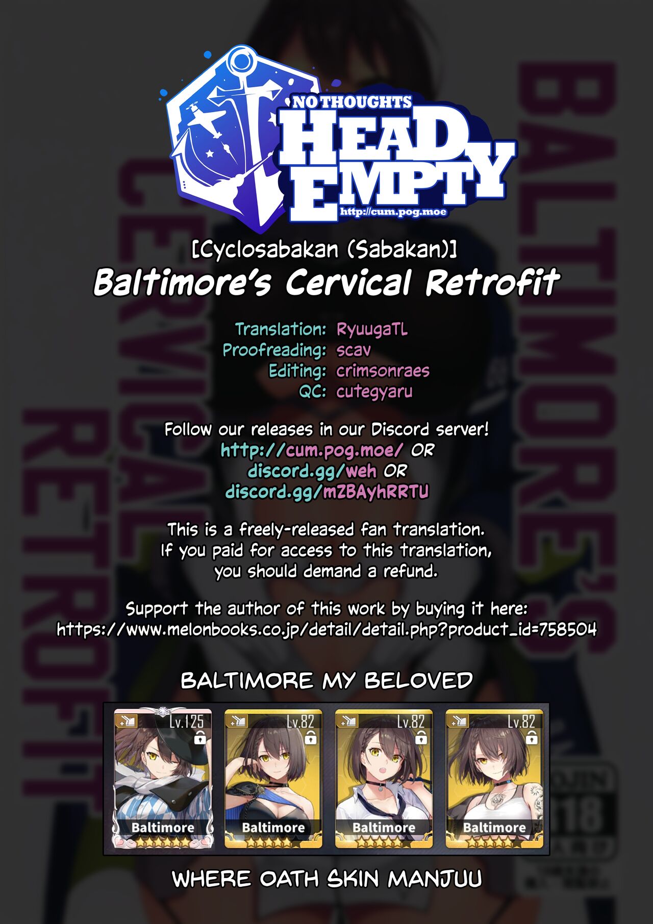 Baltimore's Cervical Retrofit page 25